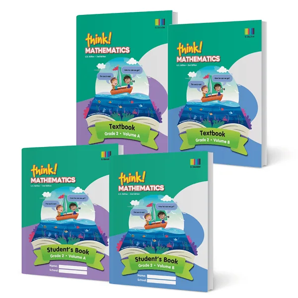 think! Mathematics<br> Grade 2 Student Homeschool Bundle