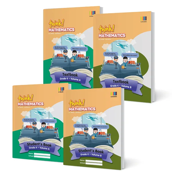 think! Mathematics <br>Grade 4 Student Homeschool Bundle