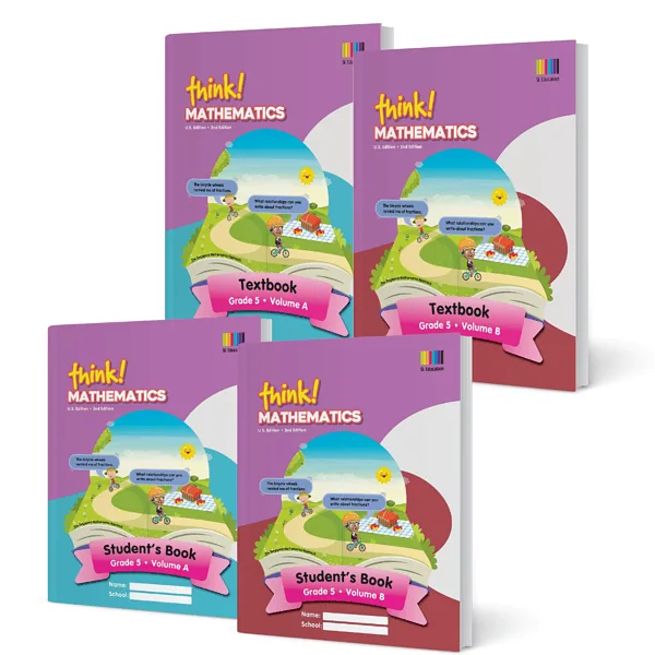 think! Mathematics<br>Grade 5 Student Homeschool Bundle